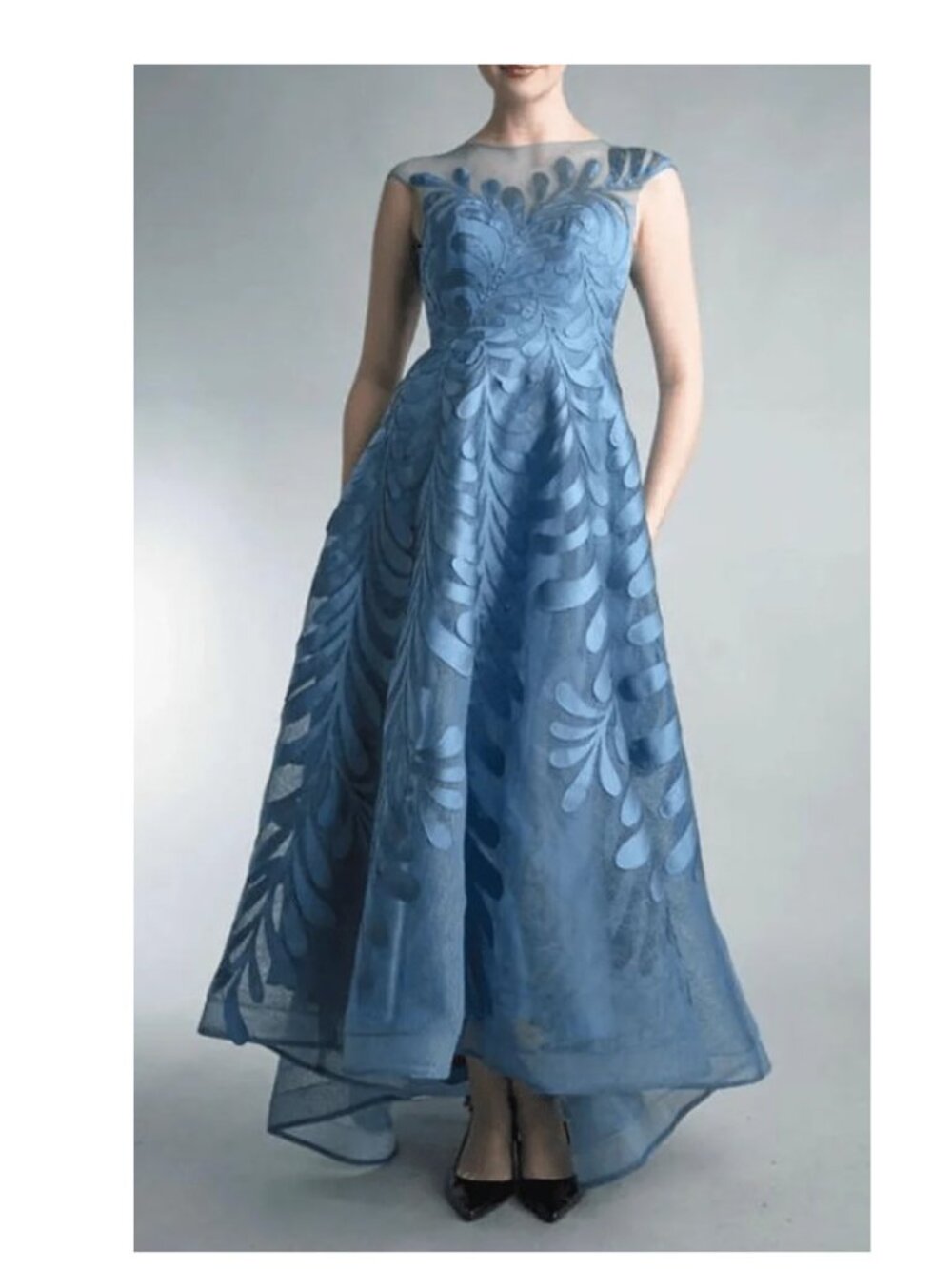 Hynes Park Mother of Groom/Bride dress Slate blue size 16 Formal elegant long